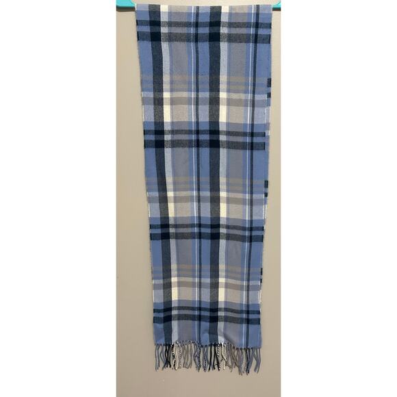 100% cashmere tartan scarf, made in Scotland. - Picture 1 of 3